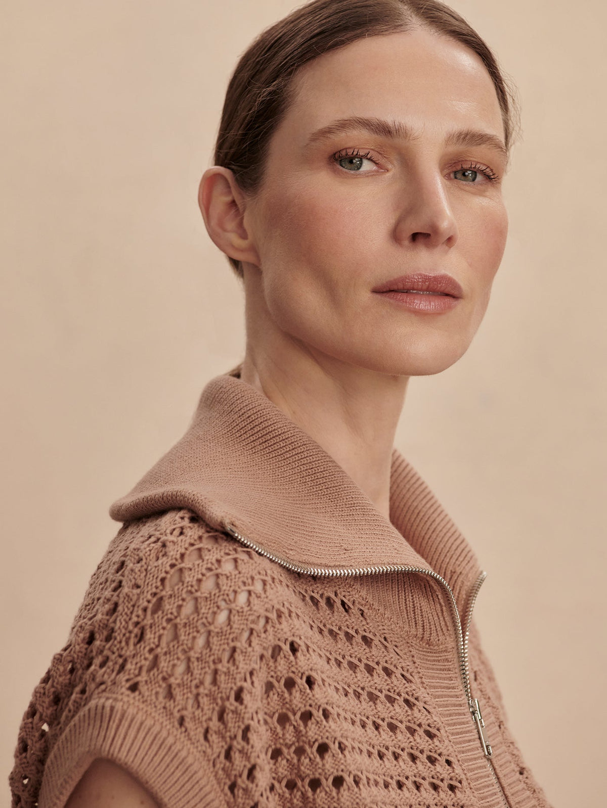 Liliana Knit Gilet Chanterelle - Varley
