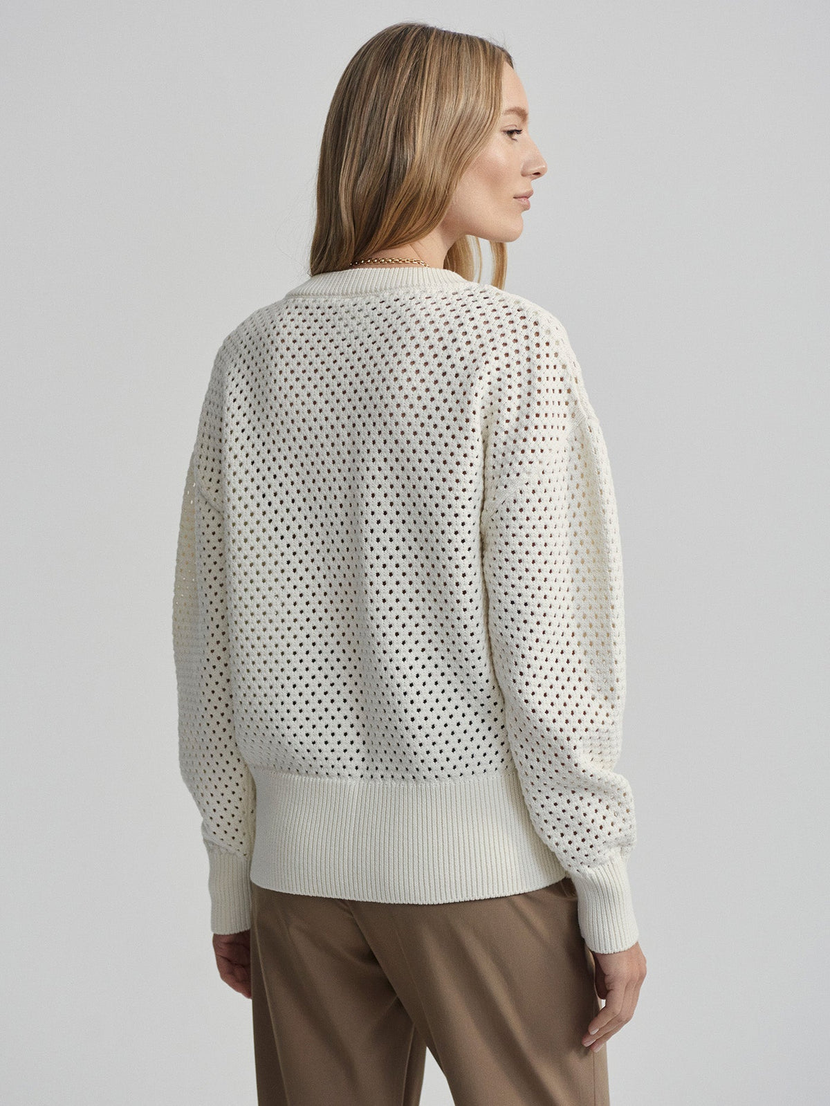 Hester Knit Crew | VARLEY US Egret - Varley