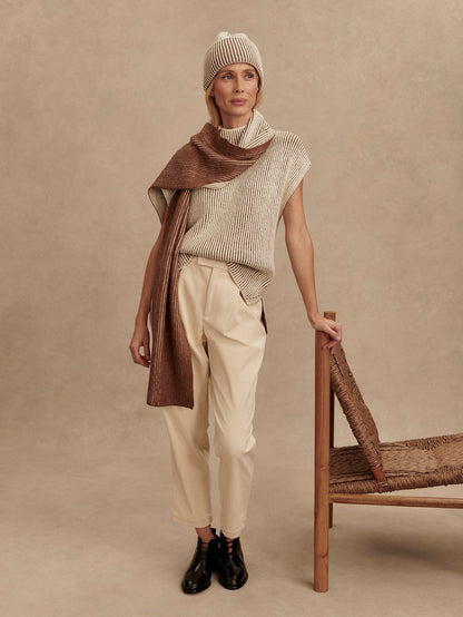 Lauren Plated Knit Tank Cocoa Dust - Varley