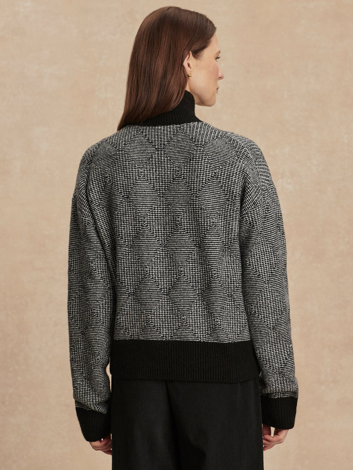 Aldridge Half Zip Knit Black - Varley