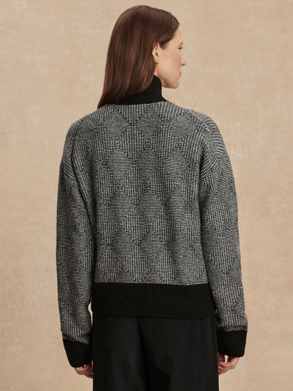 Aldridge Half Zip Knit Black - Varley