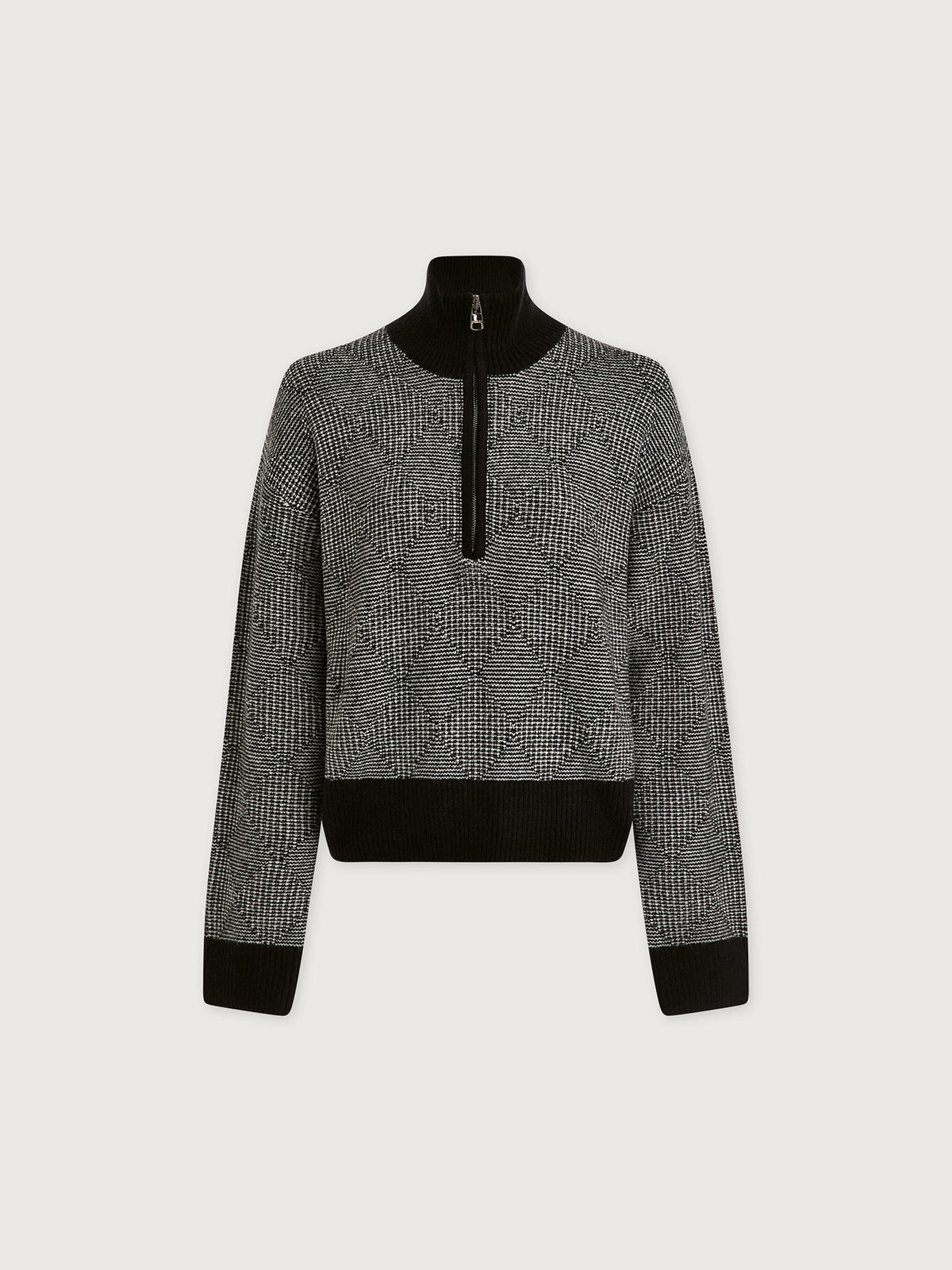 Aldridge Half Zip Knit Black - Varley
