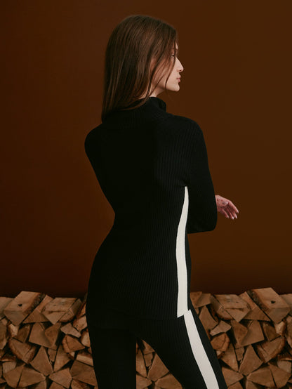 Demi 2.0 Half Zip Knit Black - Varley