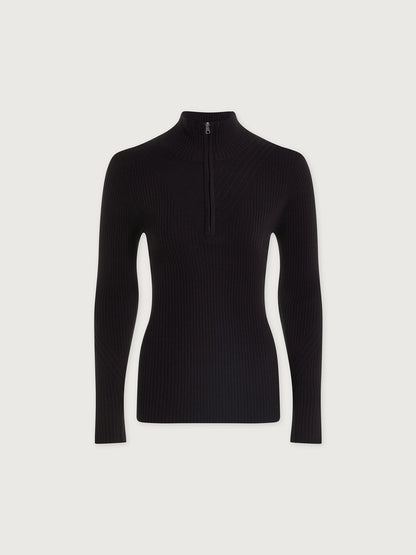 Demi 2.0 Half Zip Knit Black - Varley