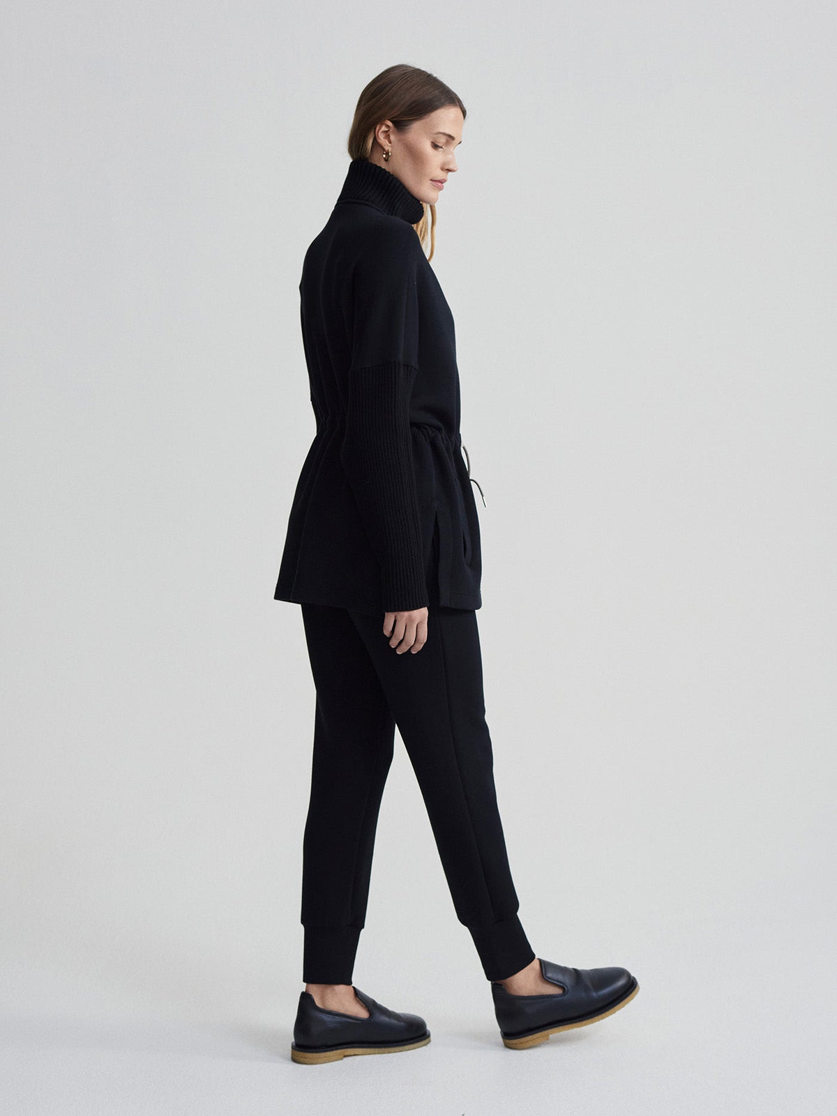 Palen Longline Zip Through Black - Varley