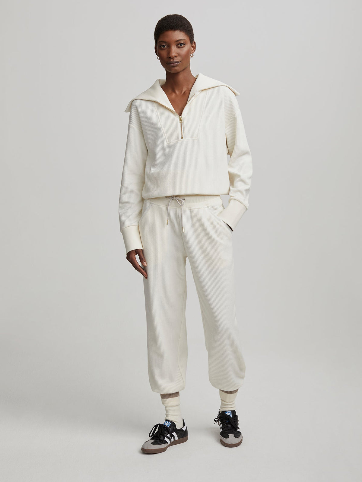 Maguire Half Zip | VARLEY US Egret - Varley