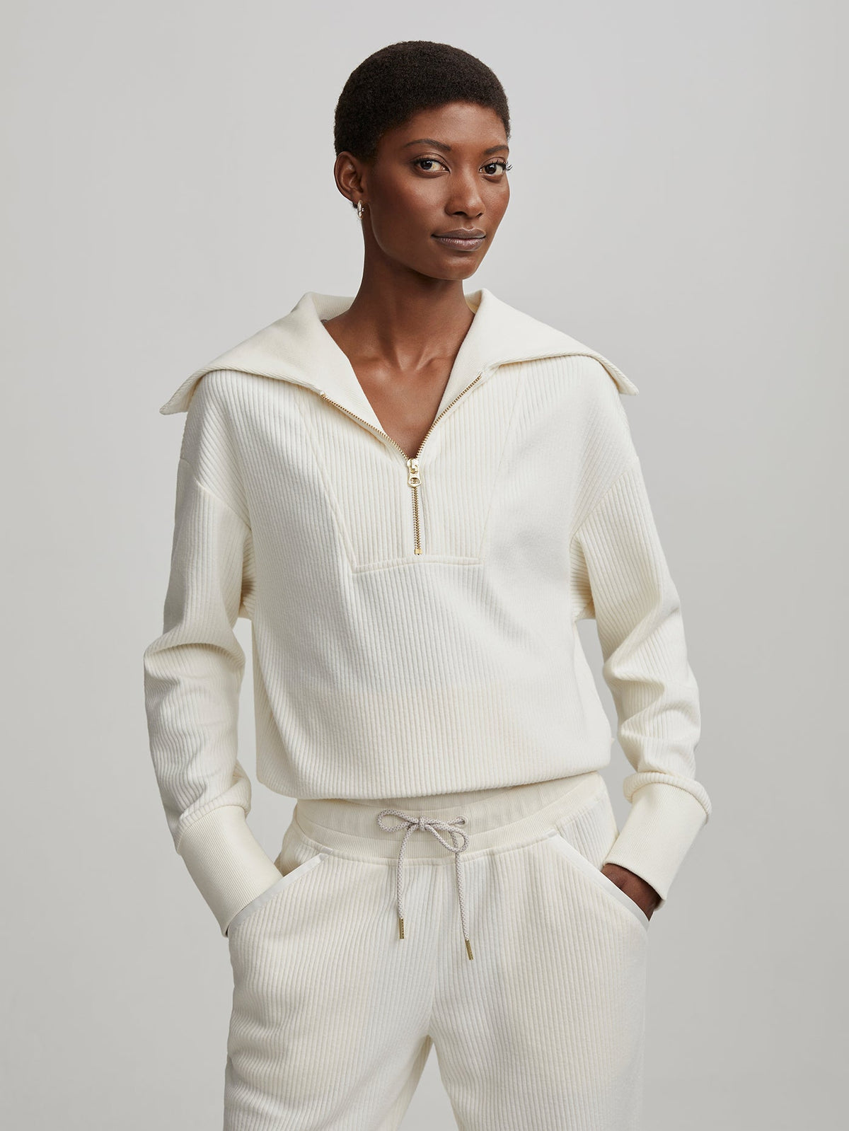 Maguire Half Zip | VARLEY US Egret - Varley
