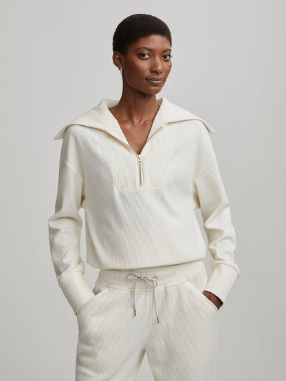 Maguire Half Zip | VARLEY US Egret - Varley