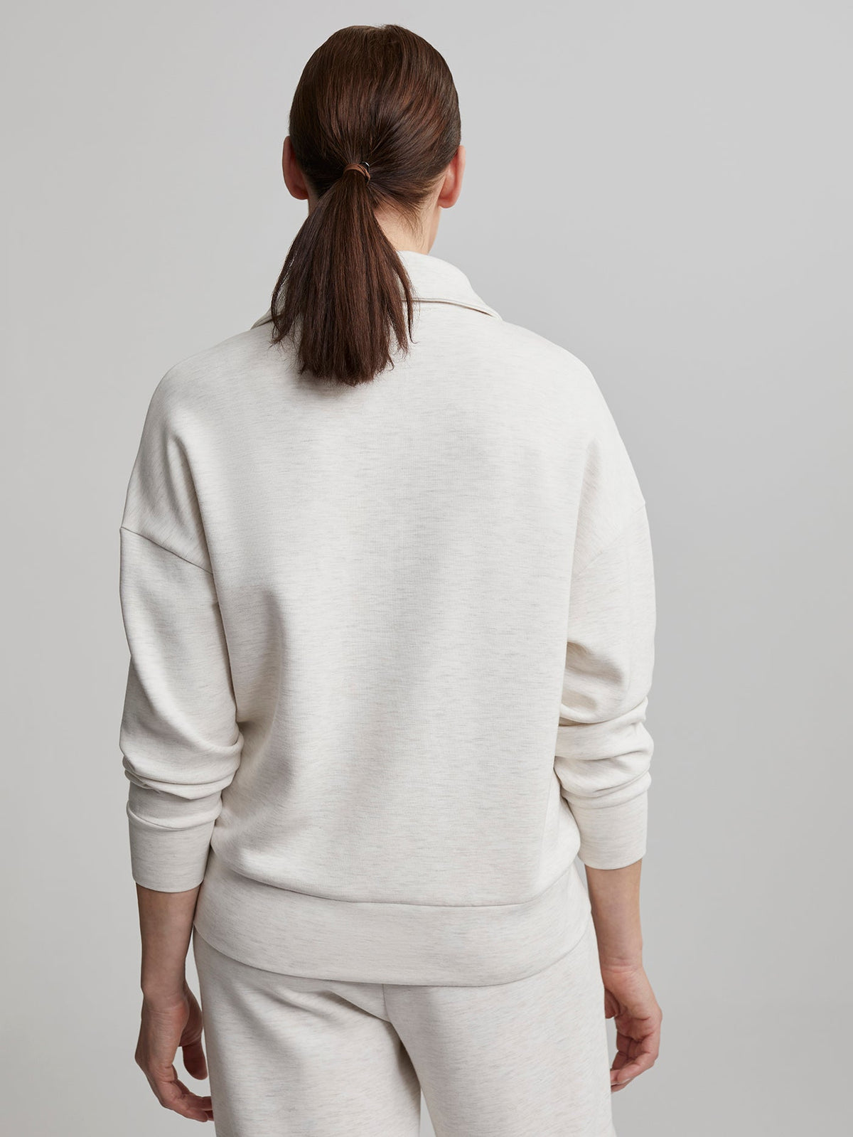 Keller Half-Zip Pullover Ivory Marl - Varley