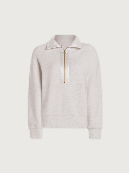 Keller Half-Zip Pullover Ivory Marl - Varley