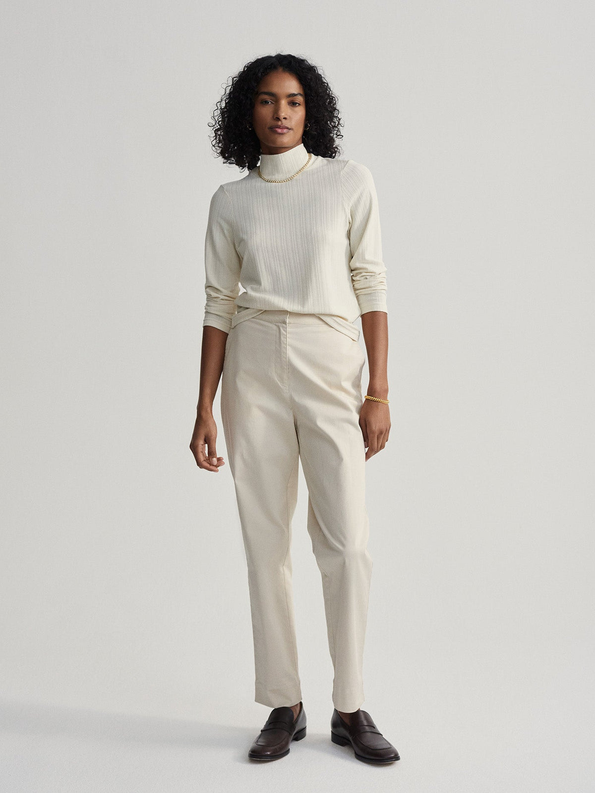 Astrid Fitted Long Sleeve Tee Birch - Varley