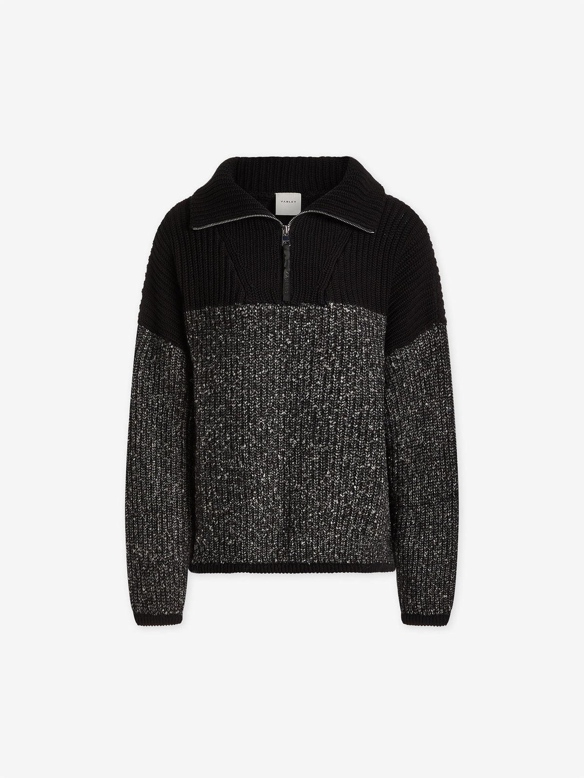 Willard Half Zip Knit 2.0 Black - Varley