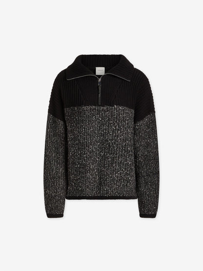 Willard Half Zip Knit 2.0 Black - Varley