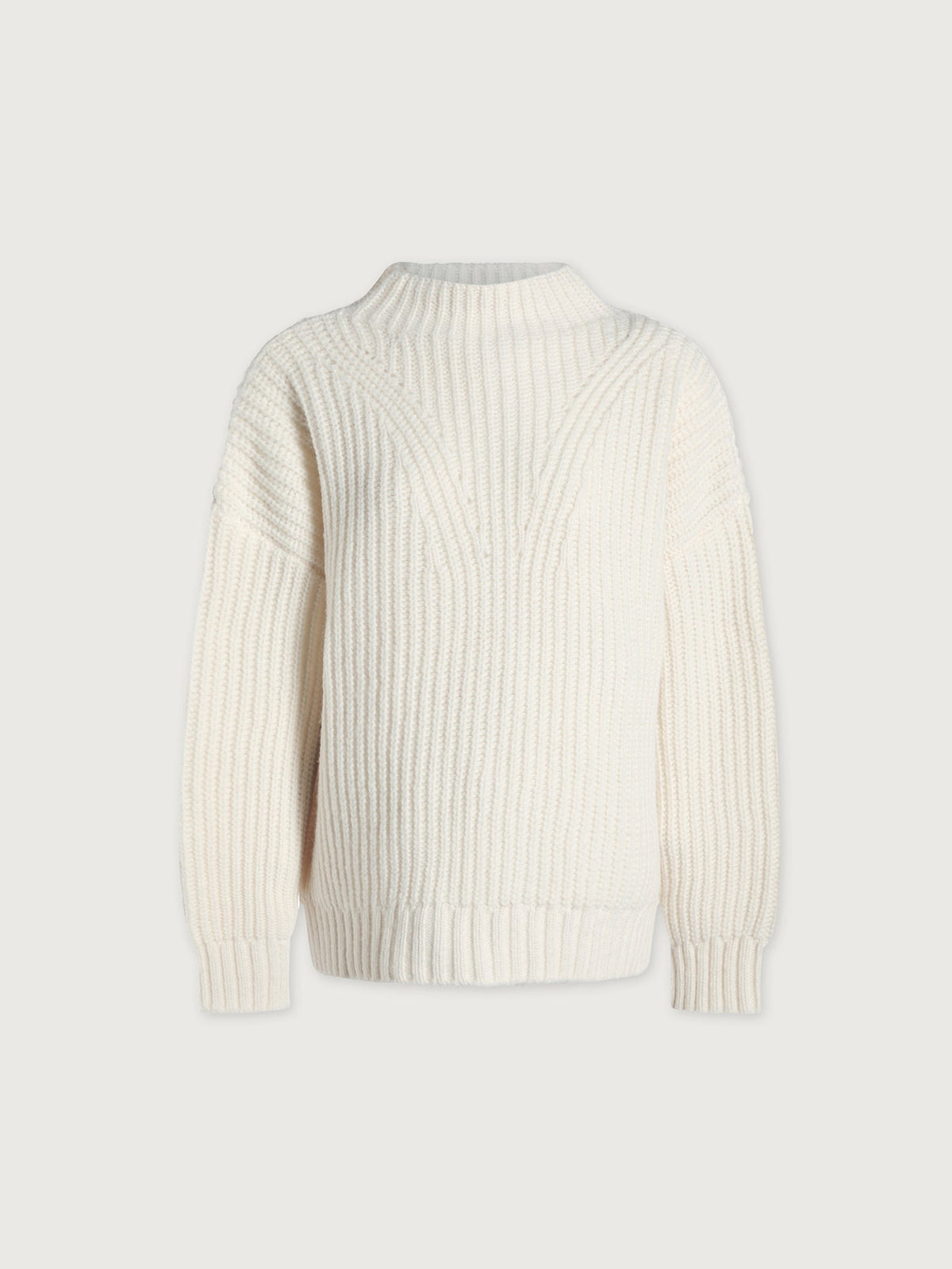 Blossom Mock Neck Knit Sweater Ivory - Varley