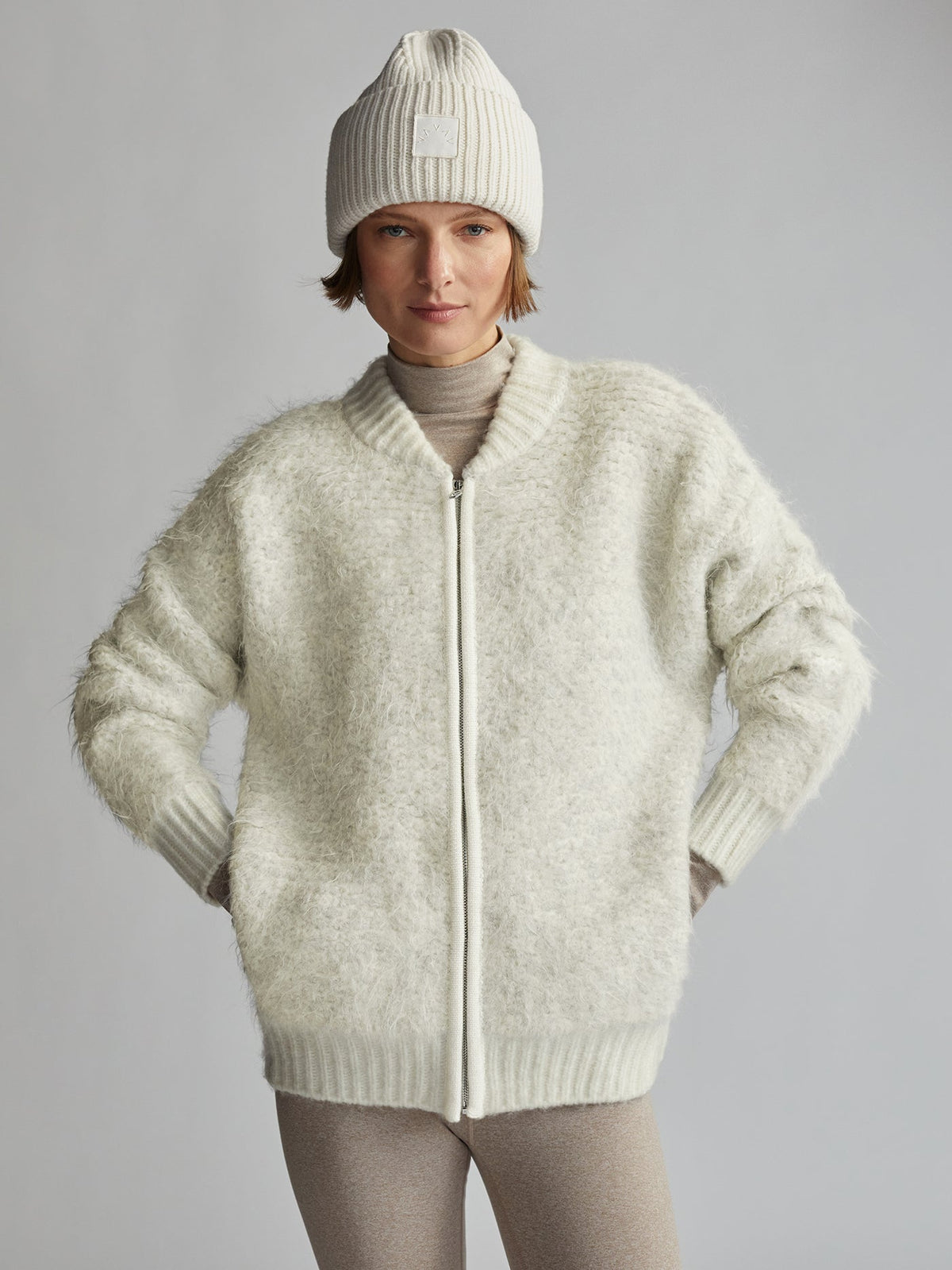 Reimont Fluffy Bubble Knit | VARLEY US Egret - Varley