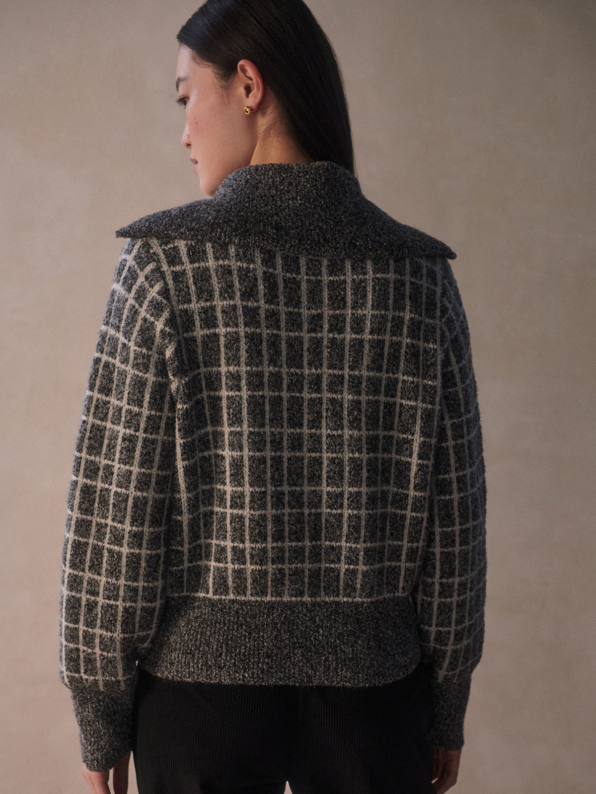 Furley Half Zip Knit Charcoal Marl - Varley