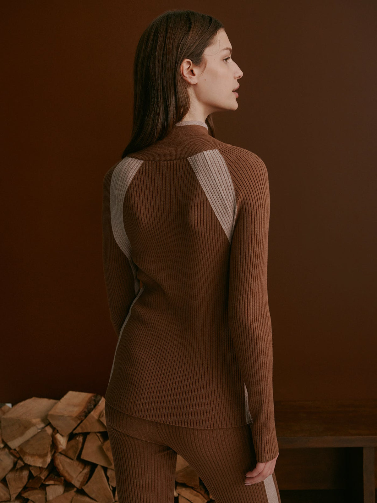 Bellings Half Zip Knit Cocoa Dust - Varley